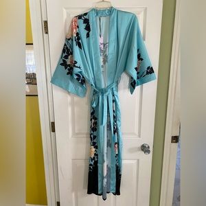 Kim + Ono Turquoise Robe